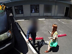 Grosse bite, Sucer une bite, Voiture, En levrette, Seins naturels, Rousse roux, Maigrichonne, Nénés