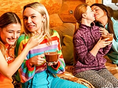 Leie, Arsch, Fingern, Masturbation, Orgie, Dürr, Jungendliche (18+), Titten