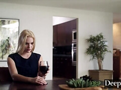 ブロンド, フェラチオ, イマラチオ, バック, 服従, 開帳, なめる, ラフ