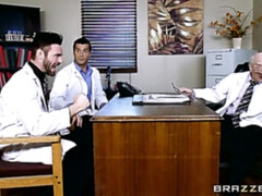 Большая жопа, Большие сиськи, Блондинки, Минет, Милф, Два парня и девушка, Втроем, Униформа