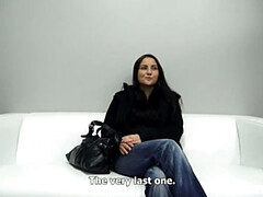 Elegant Ingrid: MILF Casting with a Brunette who Squirts