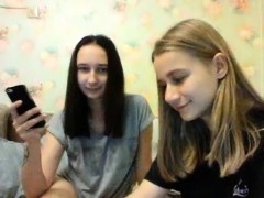 Enthousiasteling, Bruinharig, Lesbisch, Tiener, Webcamera
