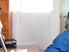 babe gets real creampie