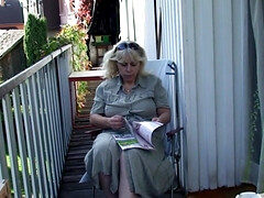 Blondine, Geschnappt, Oma, Hardcore, Hd, Ehemann, Reif, Im freien