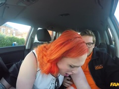 Leie, Grosse titten, Blasen, Auto, Hundestellung, Handjob, Masturbation, Im freien