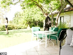 Arabe, Grosse bite, Gros seins, Sucer une bite, Queue, Mamelons, De plein air, Chatte