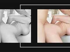 デカ尻, エロ熟女, 中出し, 女 人男 人, 巨大, オマンコ, ラフ, 三人