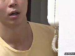 Leie, In den arsch, Asiatisch, Blasen, Japanische massage, Koreanisch, Krankenschwester