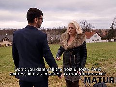 Gros seins, Blonde, Éjaculation interne, Tchèque, Mature, Pov, Chatte, Jarretelles