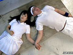 アナル, アジア人, デカパイ, 中出し, イく瞬間, パンティ, オマンコ, 剃毛