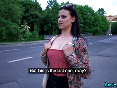 Américain, Grosse bite, Gros seins, Sucer une bite, Brunette brune, Hard, Seins naturels, Pov