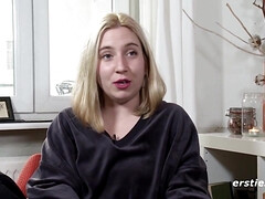 Amateur, Nana, Blonde, Poilue, Masturbation, Seins naturels, Chatte, Nénés