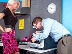 デカ尻, デカチン, ブロンド, フェラチオ, バック, なめる, オマンコ, オッパイの