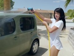 お尻, アスtoマウス, 車, カワイイ, 言葉責め, フィストファック, 軟体, なめる