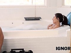 Watch Theodora Day & Jack Vegas's steamy ignore-the-restrained-moment