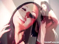 Grote mammen, Bruinharig, Rondborstig, Hd, Hakken, Ondergoed, Tatoeage, Plagen