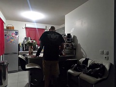 素人, デカチン, フェラチオ, 顔射, フランス人, 手コキする, オッパイの, 妻