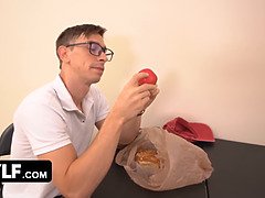 デカパイ, フェラチオ, エロ熟女, 中出し, 女, ハードコア, ハメ撮り, 赤毛