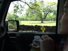 Amateur, Plage, Bikini, Grossier, Exhib, De plein air, Culottes ou slips, Maigrichonne