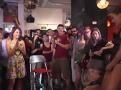 These folks gathered for a nasty and lustful lesbian performance