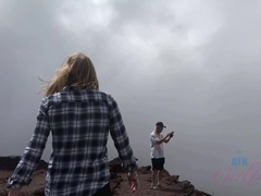 Amateur, Playa, Rubia, Novia, Al aire libre, Pov, Público, Mojado