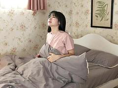 Asiatisch, Tussi, Grosser schwanz, Japanische massage