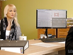 18 ans, Blonde, Sucer une bite, Couple, Tchèque, Argent, Chatte, Adolescente