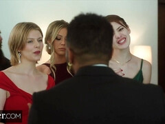 ブロンド, フェラチオ, イく瞬間, なめる, 小柄, オマンコ, 馬乗り, オッパイの