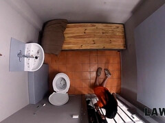 Bruinharig, Tsjechisch, Politie, Realiteit, Ruw, Mager, Tiener, Uniformpje