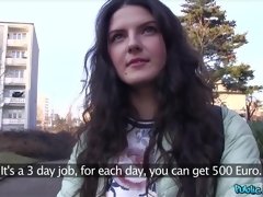 素人, デカチン, フェラチオ, イタリア人, お金, アウトドア, 公共, 現実