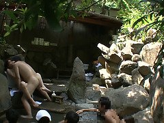 アジア人, 浮気する, 模索, 日本人, オーガズム, アウトドア, オマンコ, 妻