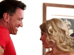 In den arsch, Grosser schwanz, Grosse titten, Blondine, Aufs gesicht abspritzen, Rau, Titten, Ehefrau