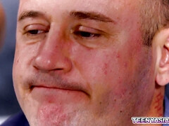 Asiatisch, Grosser schwanz, Braunhaarige, Fingern, Handjob, Student, Lehrer, Titten