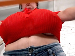 デカパイ, 巨乳な, 自家製, 淫乱熟女, 母, 自然山雀, オッパイの, 妻