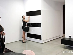 デカパイ, フェラチオ, 巨乳な, 母, オマンコ, 現実, ストッキング, オッパイの