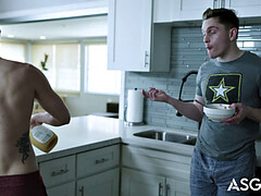 Anal, Sucer une bite, Queue, Homosexuelle, Rugueux, Catch