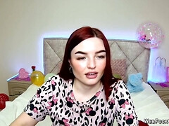 Enthousiasteling, Hd, Huisgemaakt, Ondergoed, Roodharige vrouw, Alleen, Webcamera