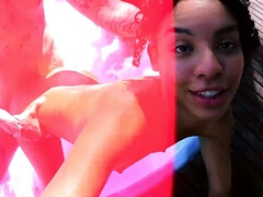 BRASILEIRAS DANDO BLOWJOB NO PISCINO PUBLICO - TROCA DE CASAIS - COM GALEGO E BRIT - XXX!