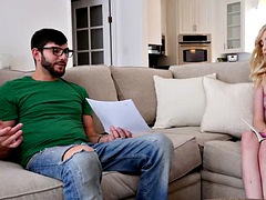 Grosser schwanz, Blondine, Titten