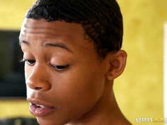 It's Okay, You're Just A Grower - interracial with busty tattooed MILF Aubrey Black, Lil D