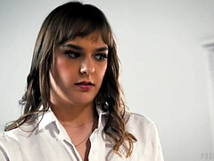 Минет, Сперма на лице, В офисе