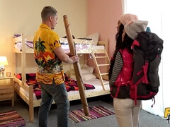 Sweet Asian chicks take long white dicks inside them