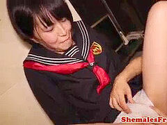 Anal, Asiático, Mamada, Pies, Transexual asiatica, Afeitado, Transexual, Uniforme