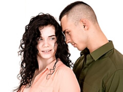 アナル, 黒人, フェラチオ, バック, 手コキする, キス, ティーン, オッパイの