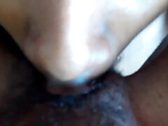 Cul, Gorge profonde, Queue, Noir ébène, Hard, Petite femme, Rugueux, Adolescente