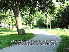 Grote mammen, Bruinharig, Mollig, Hondjeshouding, Europees, Hd, Politie, Ruw