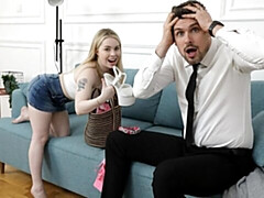 18, デカチン, ブロンド, フェラチオ, バック, 自然山雀, ティーン, オッパイの