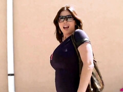 Asian Big titties in the Limo - kianna dior in the car