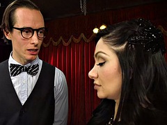 Sadomasochismus, Grosser schwanz, Fesselspiele, Viele männer bespritzen eine frau, Fetisch, Gruppensex, Hardcore, Schlampe