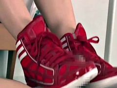 Asiatisch, Tussi, Füsse, Fußfetisch, Hardcore, Student, Ablutschen, Uniform